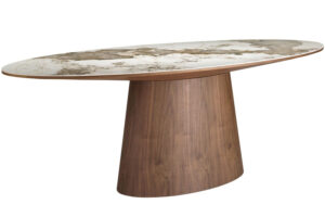 Angel Cerdá Ořechový jídelní stůl No. 1177