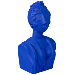 Seletti Modrá keramická dekorativní soška Poppea 45 cm