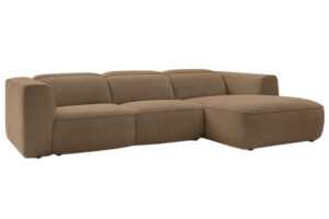 Bobochic Paris Oranžovohnědá rohová pohovka William 298 cm