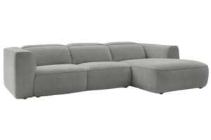 Bobochic Paris Světle šedá rohová pohovka William 298 cm