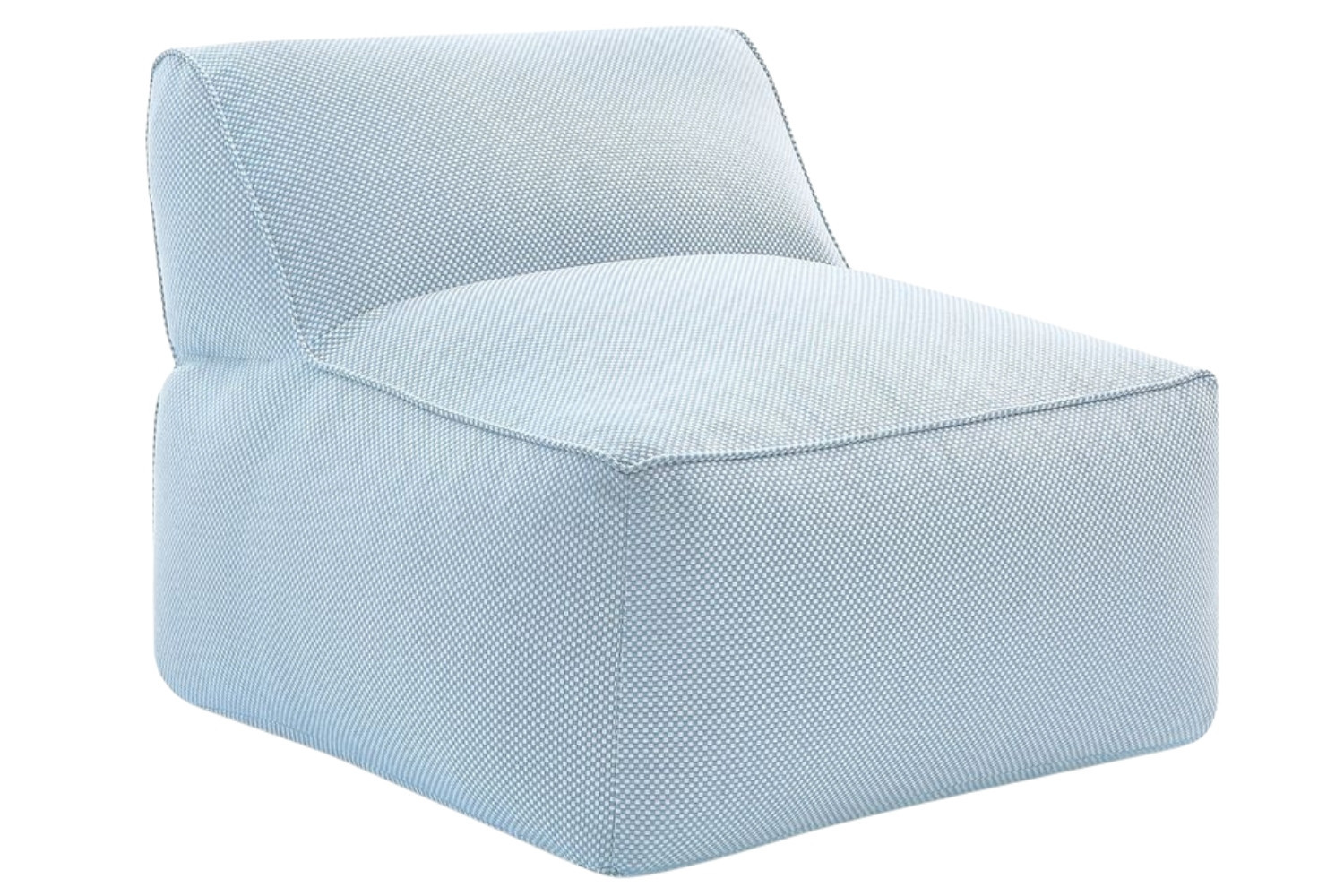 Bobochic Paris Světle modré zahradní křeslo Riviera