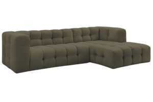 Bobochic Paris Zelená rohová pohovka Cloud 288 cm