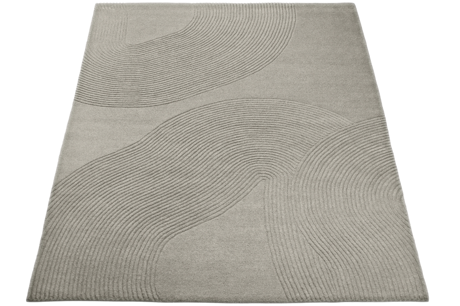 Bolia Světle šedý vlněný koberec Zen 200 x 300 cm