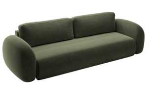 Maison Heritage Zelená rozkládací pohovka Kora 262 cm