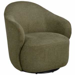 Rowico Zelené otočné křeslo CHAPELTOWN