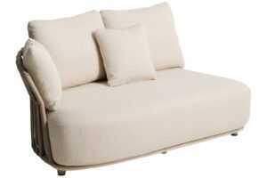 Kave Home Béžový zahradní modul Osani 170 cm s výpletem